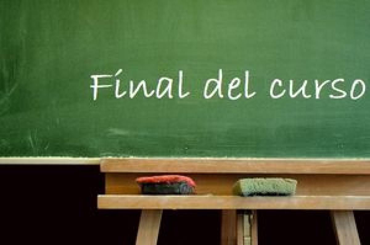 Final de curso. Información relecante